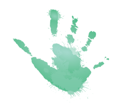 mão verde